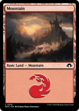 【ENG】【Foil】《山/Mountain》(316)[MH3]
