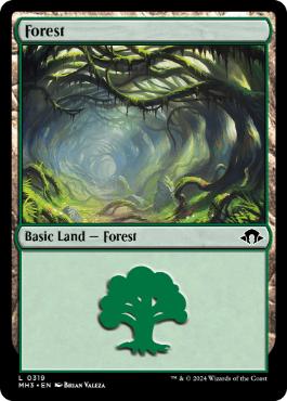 【ENG】【Foil】《森/Forest》(319)[MH3]