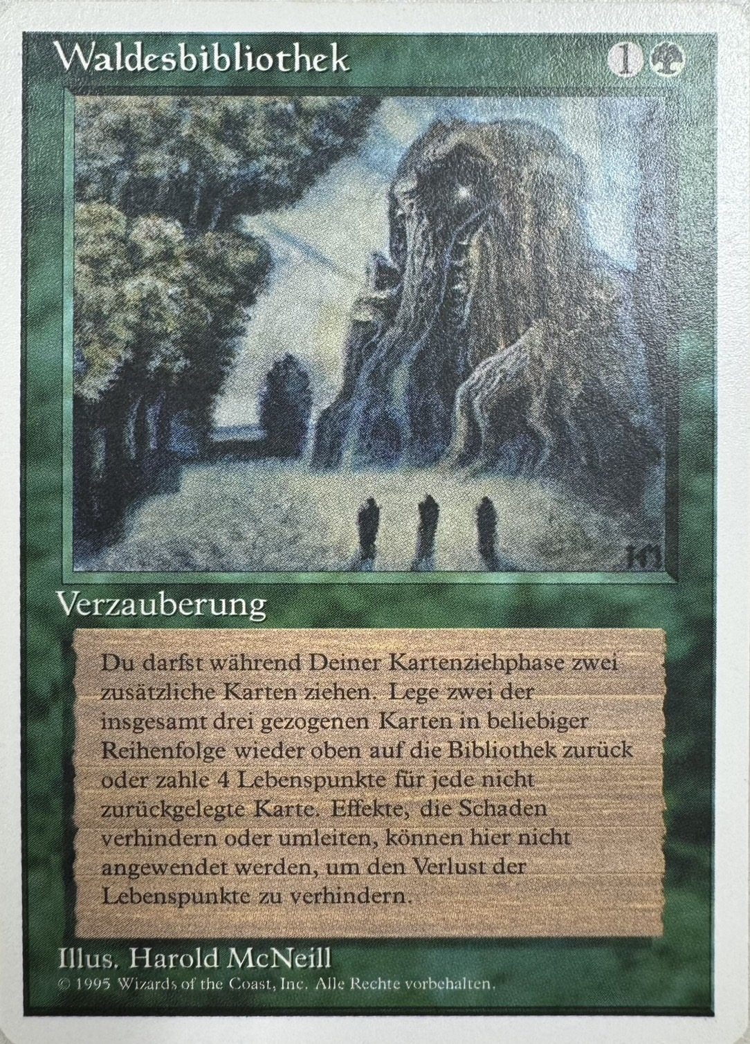 【GER】《森の知恵/Sylvan Library》[5ED]