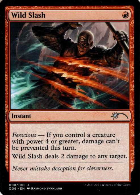 【ENG】《乱撃斬/Wild Slash》[Q06]