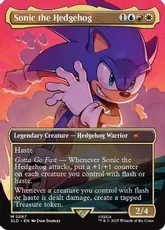 【ENG】【Foil】■ボーダーレス■《Sonic the Hedgehog》(2087)[Secret Lair]
