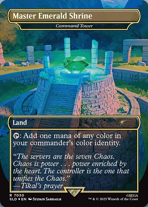 【ENG】【Foil】■ボーダーレス■《統率の塔/Command Tower》(7030)[Secret Lair]