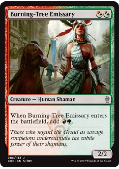 【ENG】《炎樹族の使者/Burning-Tree Emissary》[GK]