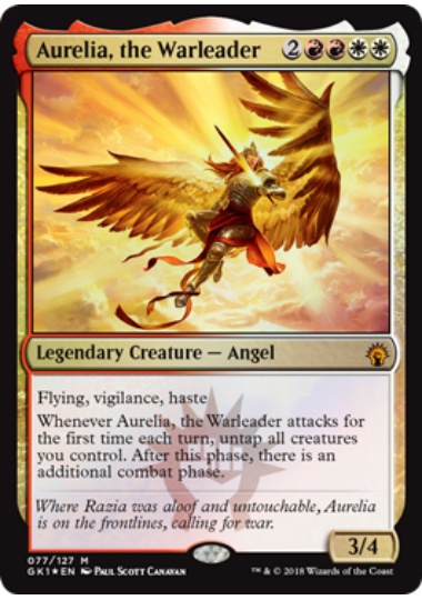 【ENG】【Foil】《戦導者オレリア/Aurelia, the Warleader》[GK]