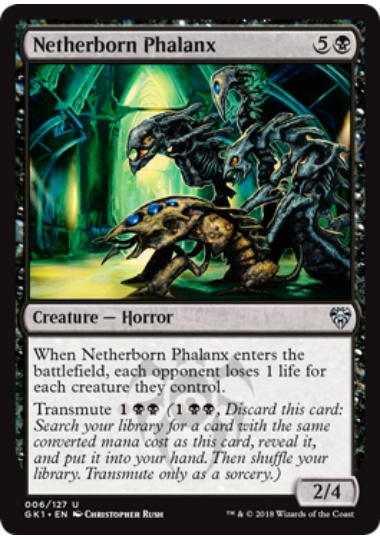【ENG】《冥界生まれの密集軍/Netherborn Phalanx》 [GK]