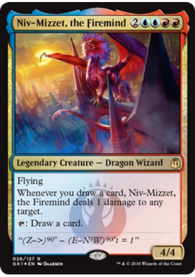 【ENG】【Foil】《火想者ニヴ＝ミゼット/Niv-Mizzet, the Firemind》[GK]
