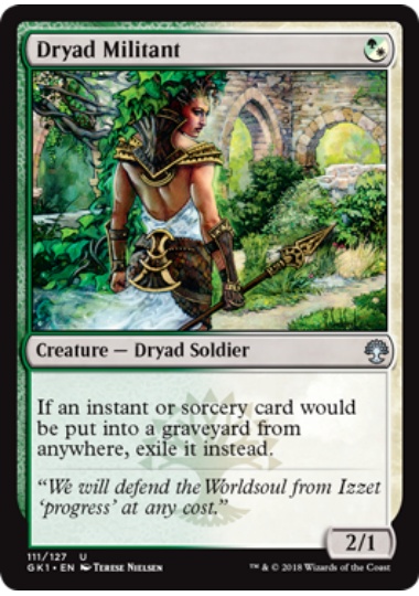 【ENG】《ドライアドの闘士/Dryad Militant》[GK]