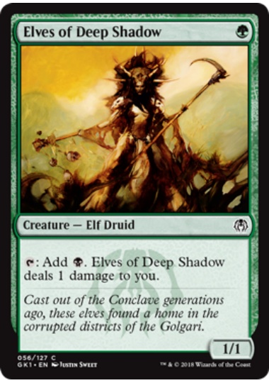 【ENG】《深き闇のエルフ/Elves of Deep Shadow》[GK]