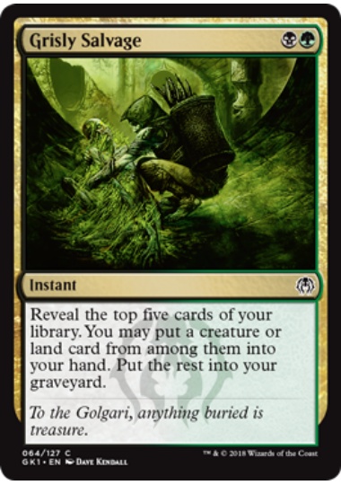 【ENG】《忌まわしい回収/Grisly Salvage》[GK]
