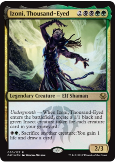 【ENG】【Foil】《千の目、アイゾーニ/Izoni, Thousand-Eyed》[GK]