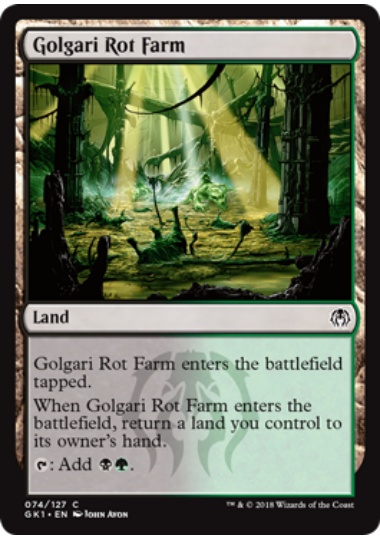 【ENG】《ゴルガリの腐敗農場/Golgari Rot Farm》 [GK]