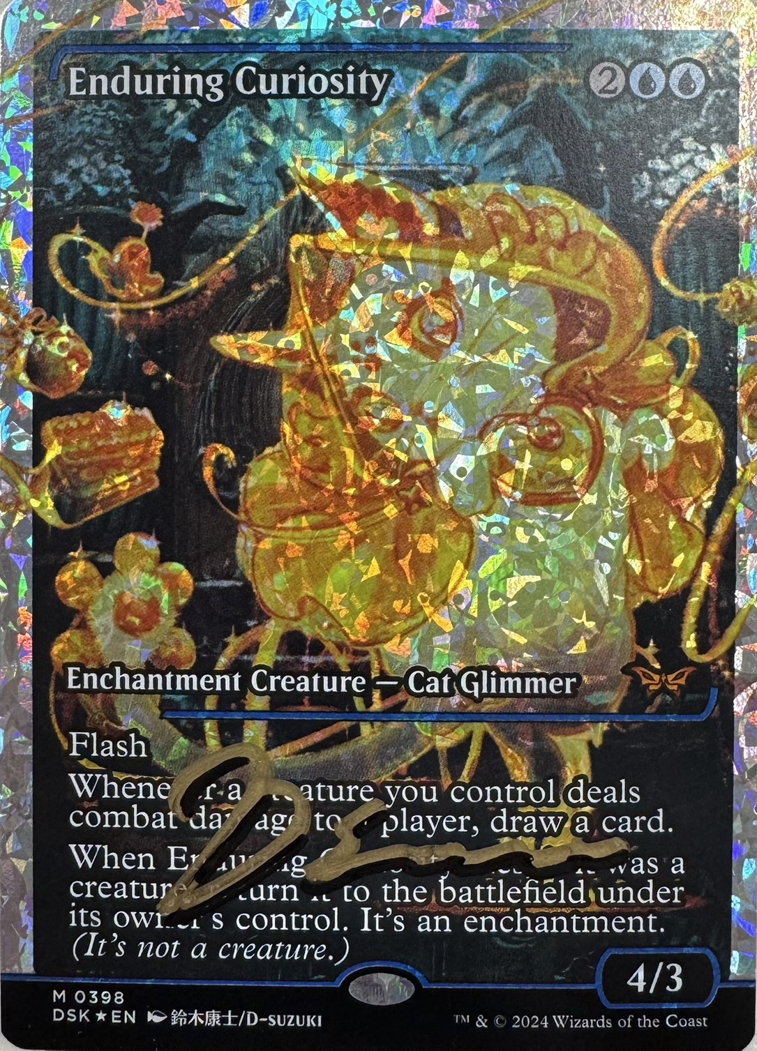 ENG】【Foil】□フラクチャー□《永劫の好奇心/Enduring