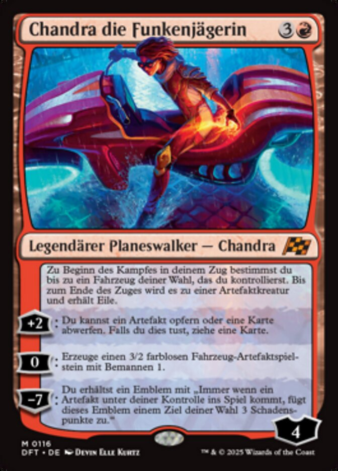 【GER】《灯を追う者、チャンドラ/Chandra, Spark Hunter》[DFT]