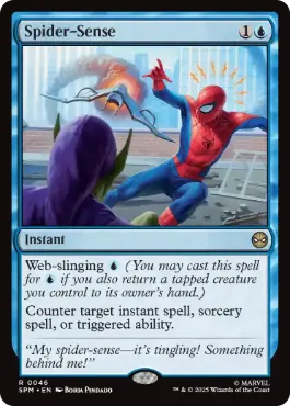 【ENG】【Foil】《スパイダーセンス/Spider-Sense》[SPM]