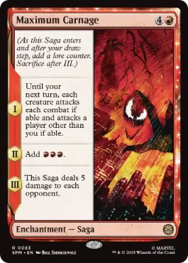 【ENG】【Foil】《マキシマム・カーネイジ/Maximum Carnage》[SPM]