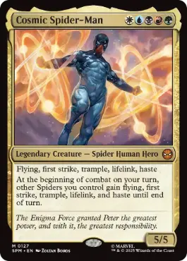 【ENG】【Foil】《コズミック・スパイダーマン/Cosmic Spider-Man》[SPM]