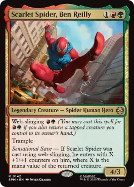 【ENG】【Foil】《スカーレット・スパイダー、ベン・ライリー/Scarlet Spider, Ben Reilly》[SPM]