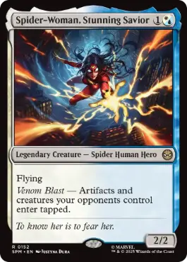 【ENG】【Foil】《驚嘆の救い手、スパイダーウーマン/Spider-Woman, Stunning Savior》[SPM]