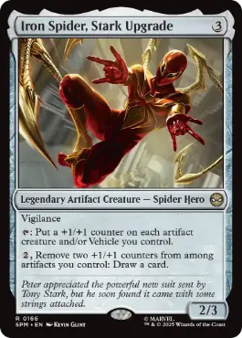 【ENG】【Foil】《スタークによる改良、アイアン・スパイダー/Iron Spider, Stark Upgrade》[SPM]