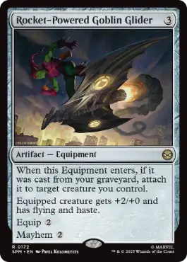【ENG】【Foil】《ロケット推進ゴブリン・グライダー/Rocket-Powered Goblin Glider》[SPM]