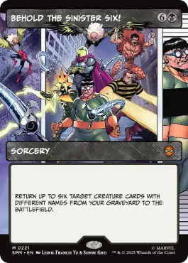 【ENG】■ボーダーレス■《シニスター・シックスにご用心！/Behold the Sinister Six!》[SPM]