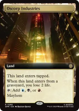 【ENG】【Foil】■拡張アート■《オズコープ社/Oscorp Industries》[SPM]