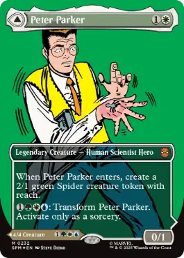 【ENG】【Foil】■ボーダーレス■《ピーター・パーカー/Peter Parker》(232)[SPM]