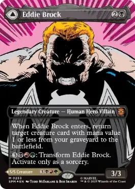 【ENG】【Foil】■ボーダーレス■《エディ・ブロック/Eddie Brock》(233)[SPM]