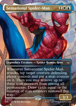 【ENG】【Foil】■ボーダーレス■《センセーショナル・スパイダーマン/Sensational Spider-Man》[SPE]