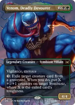 【ENG】【Foil】■ボーダーレス■《命を貪るもの、ヴェノム/Venom, Deadly Devourer》[SPE]