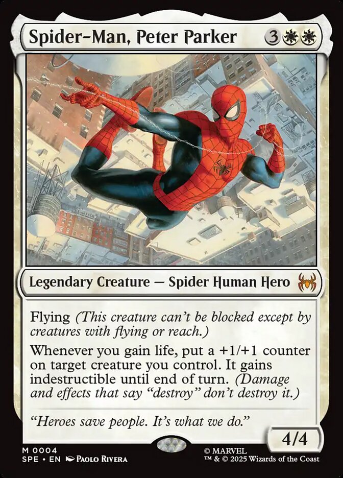 【ENG】【Foil】《スパイダーマン、ピーター・パーカー/Spider-Man, Peter Parker》[SPE]