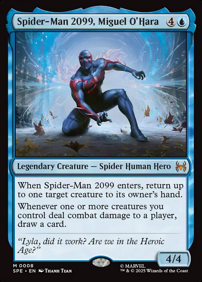【ENG】【Foil】《スパイダーマン2099、ミゲル・オハラ/Spider-Man 2099, Miguel O'Hara》[SPE]