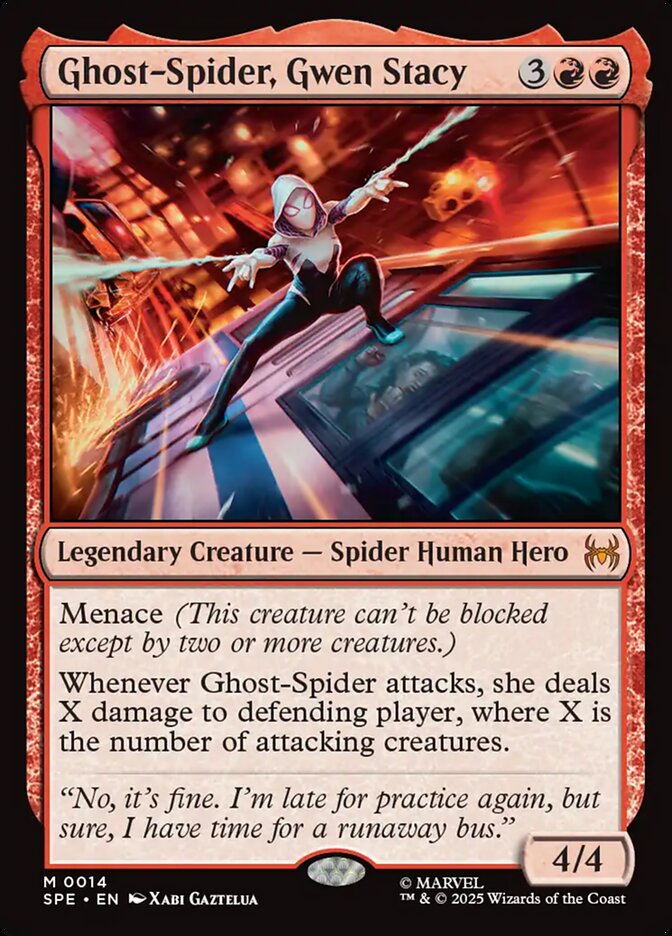 【ENG】【Foil】《ゴースト・スパイダー、グウェン・ステイシー/Ghost-Spider, Gwen Stacy》[SPE]
