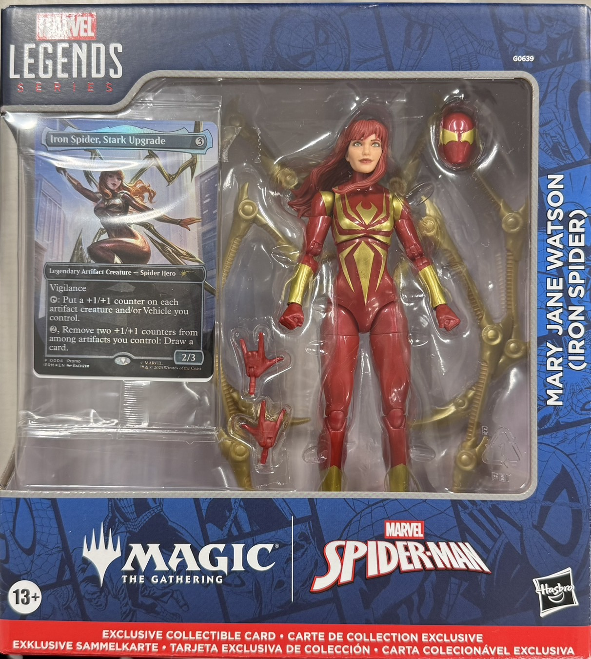 【サプライ】《スタークによる改良、アイアン・スパイダー/Iron Spider, Stark Upgrade》　フィギュア＆カードセット