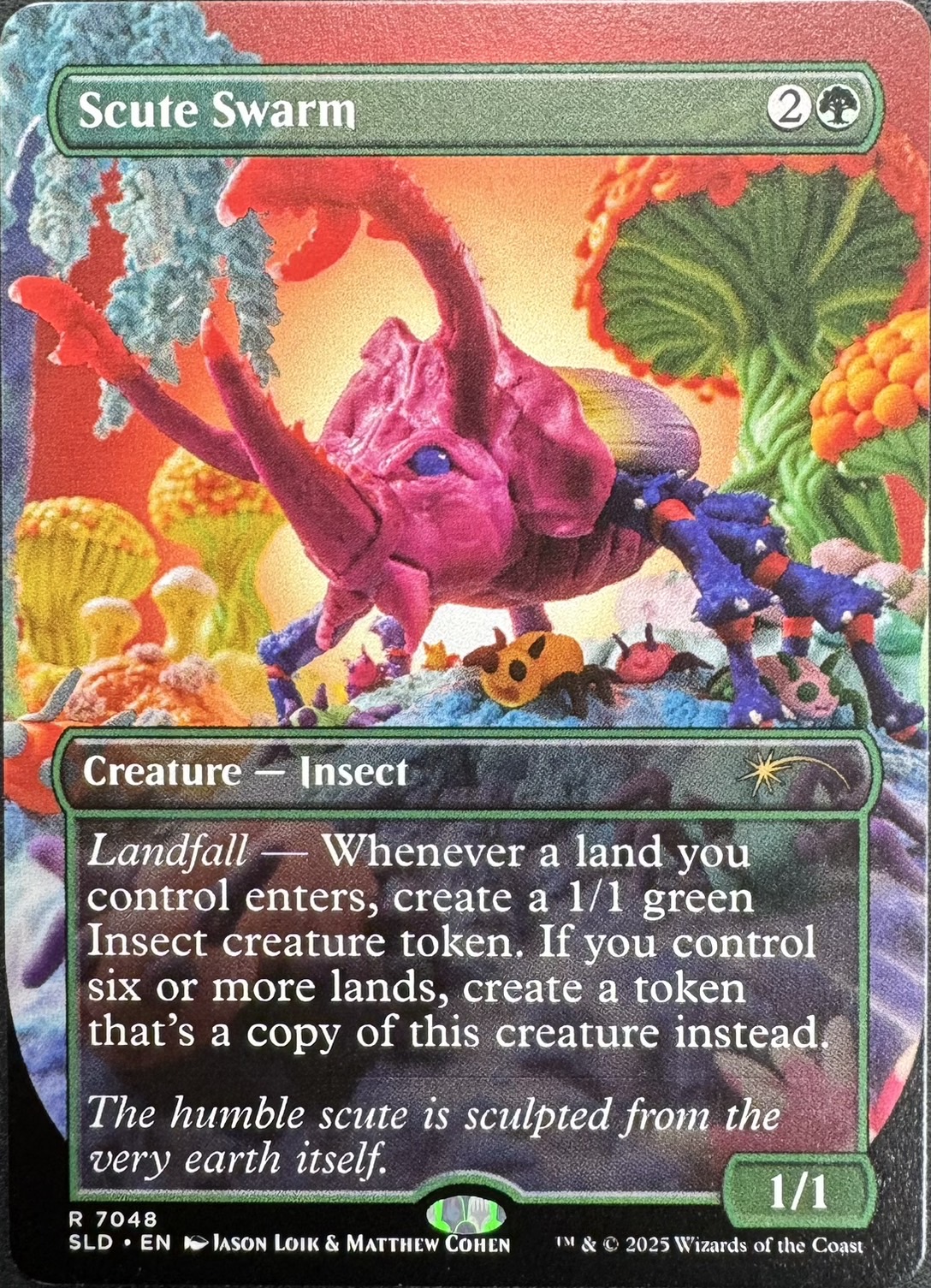 【ENG】■ボーダーレス■《硬鎧の大群/Scute Swarm》(7048)[Secret Lair]