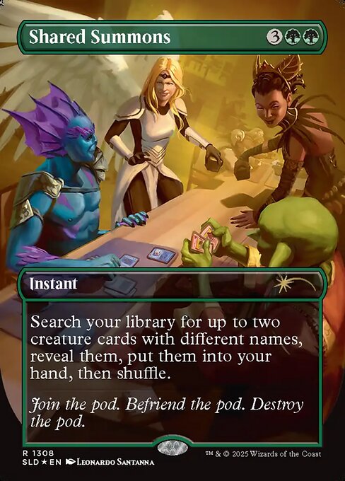 【ENG】【Foil】■ボーダーレス■《呼応した呼集/Shared Summons》(1308)[Secret Lair]