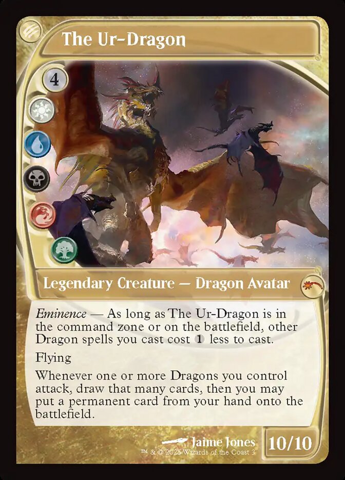 MTG　始祖ドラゴン　The Ur-Dragon Foil プロモ　2枚セット ENG】【Foil】《始祖ドラゴン/The Ur-Dragon》[その他プロモ