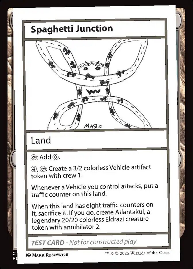 【ENG】■エンブレムなし■《Spaghetti Junction》(MagicConプロモ)[Mystery Booster Playtest Cards]