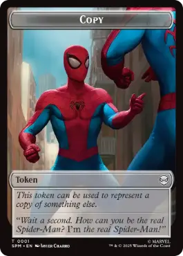 【ENG】【Foil】《コピー+人間・市民トークン/Copy+Human Citizen Token》[SPM]