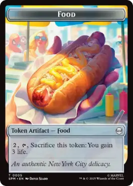 【ENG】【Foil】《食物+ロボットトークン/Food+Robot Token》[SPM]