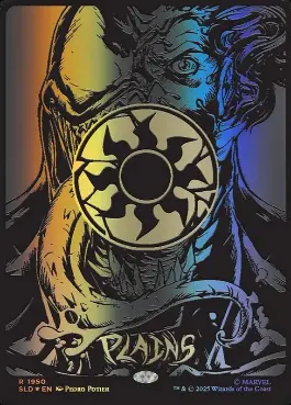 【ENG】【レイズド・Foil】《平地/Plains》(1950)[Secret Lair]