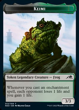 【ENG】【Foil】(013)《哇魅トークン/Keimi Token》[NEO] 金