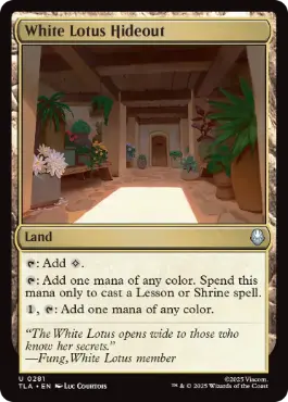 【ENG】《白蓮会の隠れ家/White Lotus Hideout》[TLA]