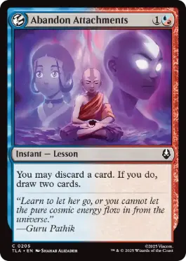【ENG】【Foil】《愛着を捨てる/Abandon Attachments》[TLA]