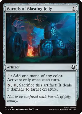 【ENG】【Foil】《爆破ゼリーの樽/Barrels of Blasting Jelly》[TLA]