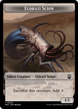 【ENG】【Foil】■リップル■(003/002)《エルドラージ・末裔+エルドラージ・落とし子トークン/Eldrazi Scion+Eldrazi Spawn Token》[M3C]