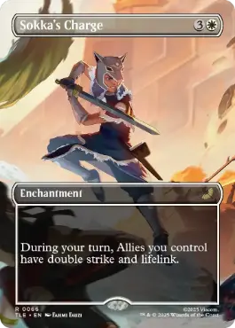 【ENG】【Foil】■ボーダーレス■《サカの突撃/Sokka's Charge》[TLE]