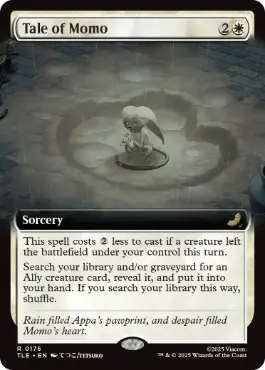 【ENG】【Foil】■拡張アート■《モモの物語/Tale of Momo》[TLE]
