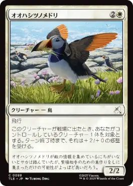 【JPN】【Foil】《オオハシツノメドリ/Toucan-Puffin》[TLE]