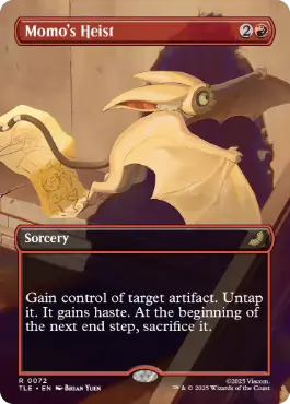 【ENG】【Foil】■ボーダーレス■《モモの寸借/Momo's Heist》[TLE]